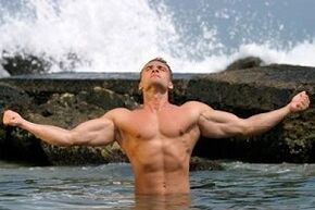 Strong man naturally increased