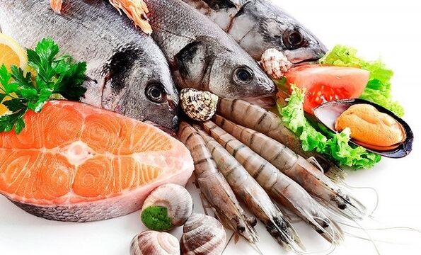 Seafood to increase potency