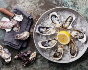 Oysters to increase male potency