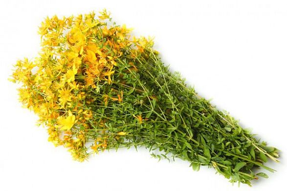 St. John's wort, which helps increase the potential of middle-aged men